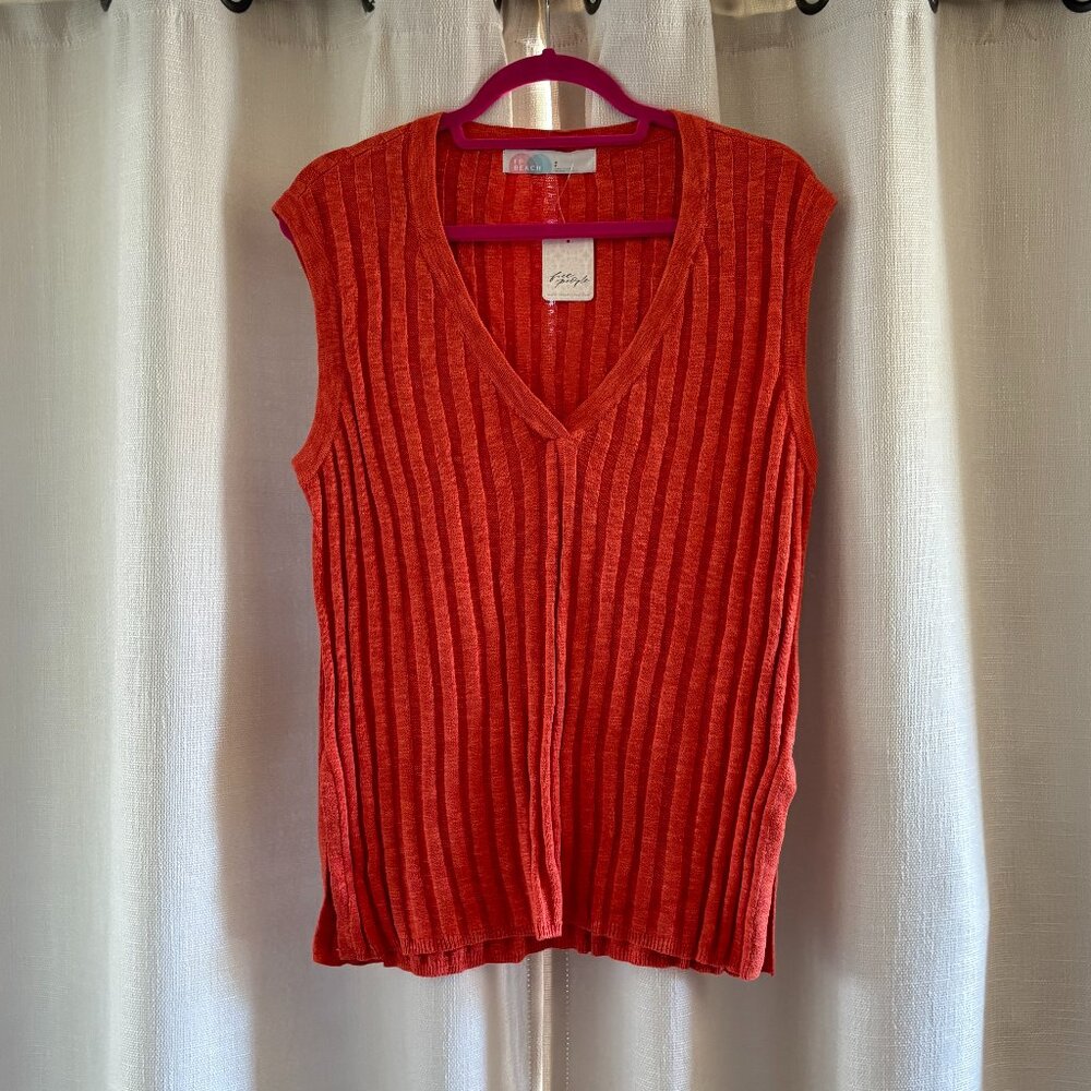 Free People // Ribbed Sweater Vest